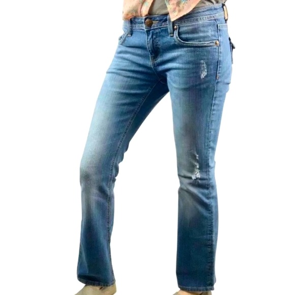 Vigoss Denim - VIGOSS | The New York Boot Style Distressed Jeans